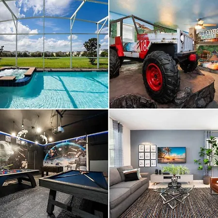 Spacious 8Br Villa By Disney World W Private Pool Kissimmee Exterior photo